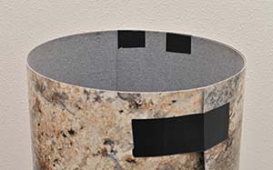 Roll of laminate taped